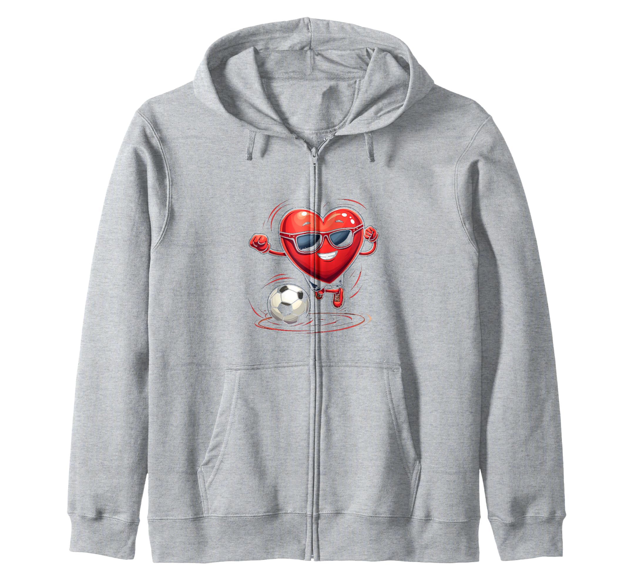 Soccer Heart Gift Sweatshirt - Streetwear Style Unisex - T-Shirt, Sweatshirt, Hoodie