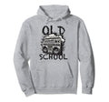 Old School Boombox Black White Hip Hop Hoodie - Graphic Print for Adults - T-Shirt, Sweatshirt, Hoodie