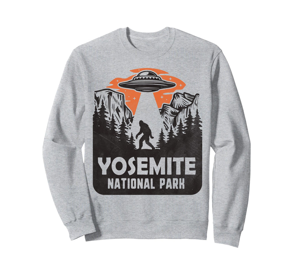 Yosemite National Park Cryptid Ufo Sweatshirt - Custom Art Print Men Women - T-Shirt, Sweatshirt, Hoodie