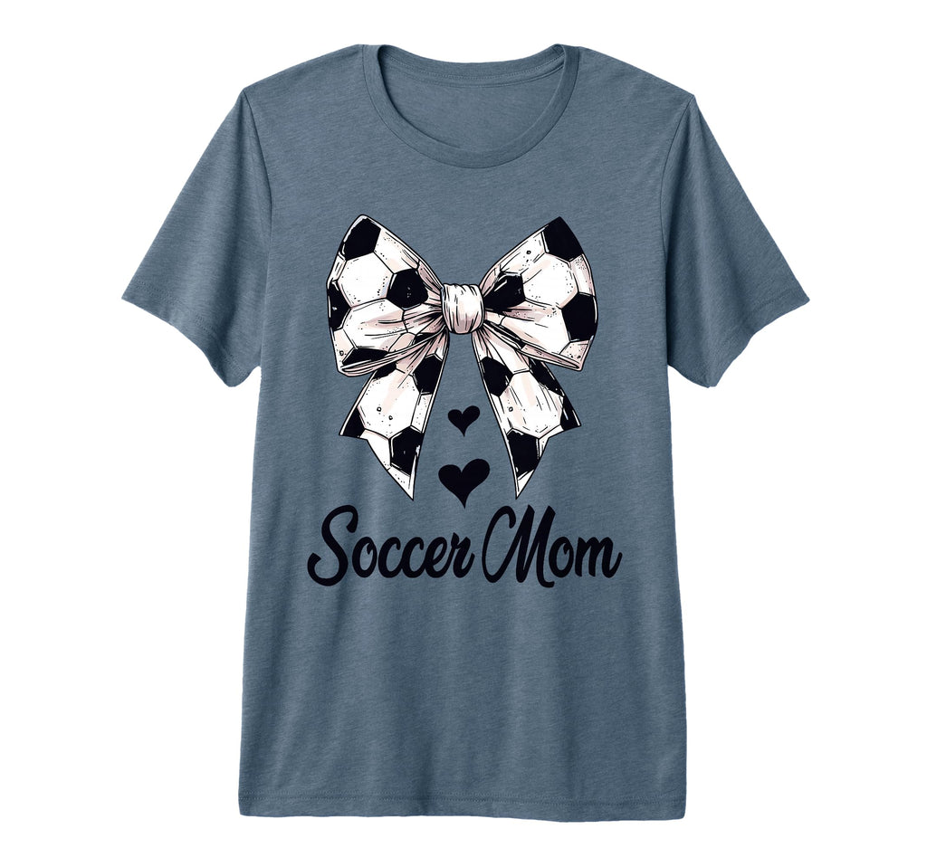 Soccer Mom Coquette Bow Soccer Lovers T-Shirt - Unique Graphic Men Women - T-Shirt, Sweatshirt, Hoodie