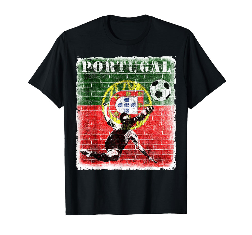 Portuguese Flag Soccer Football T-Shirt - Casual Everyday Wear Men Women - T-Shirt, Sweatshirt, Hoodie