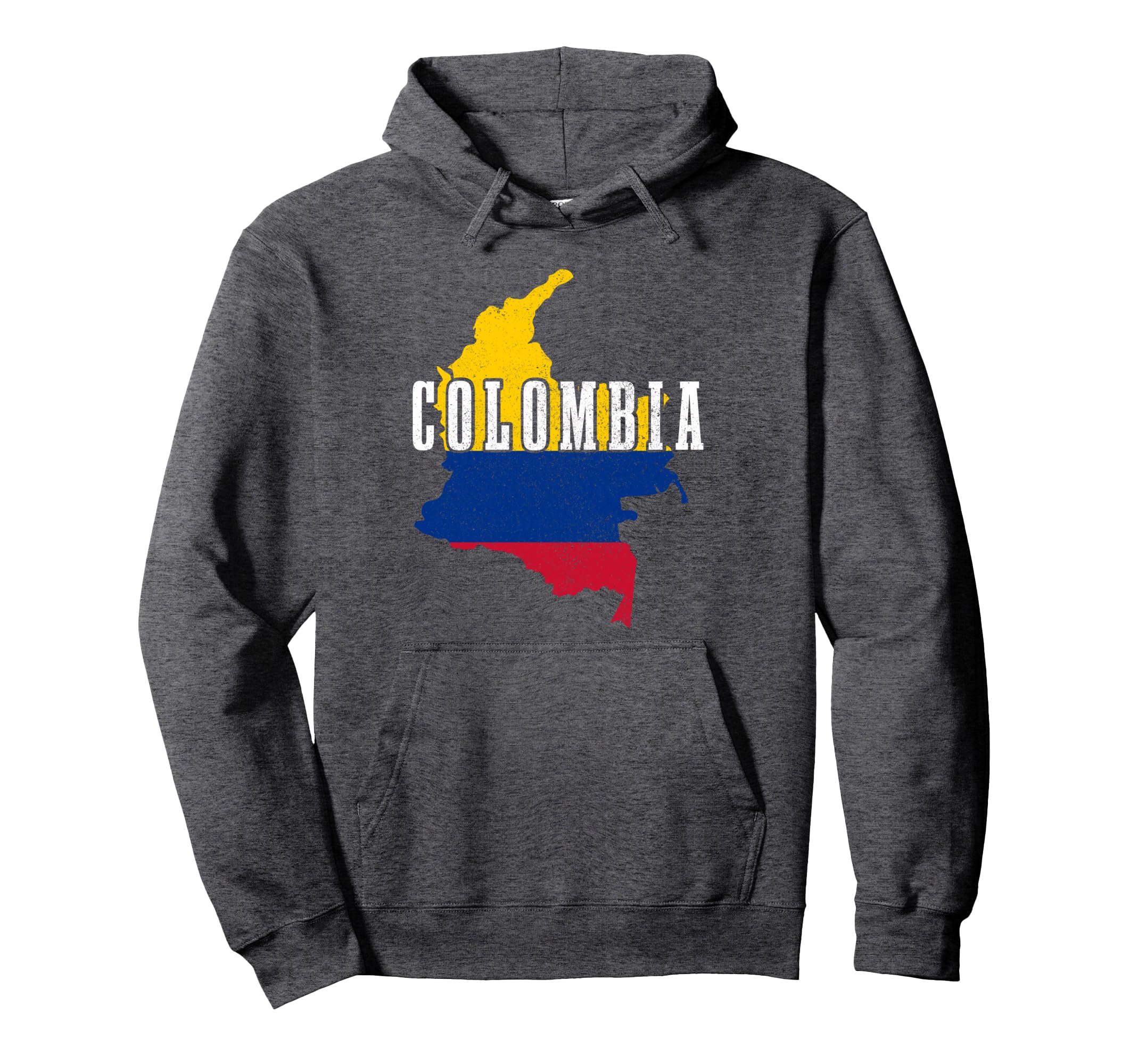 Colombia Map Pride Colombian Flag Hoodie - Aesthetic Graphic Men Women - T-Shirt, Sweatshirt, Hoodie