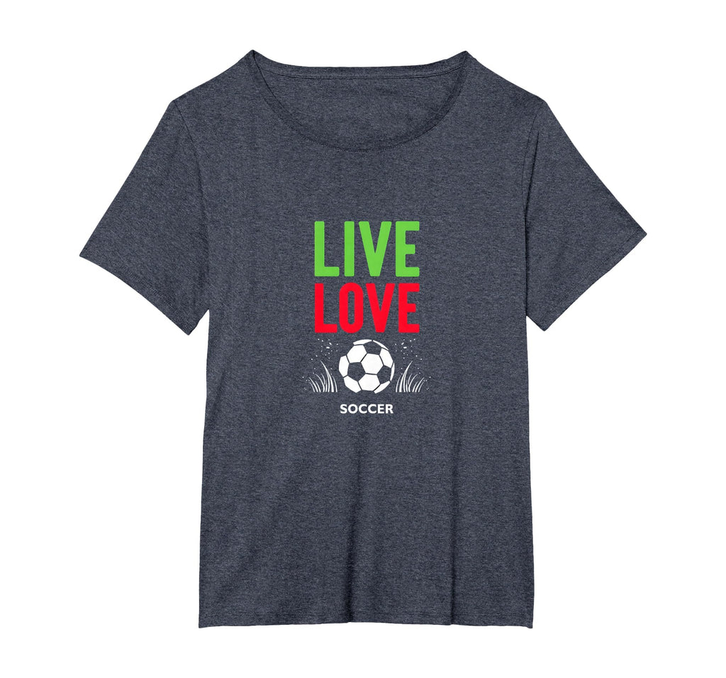 Live Love Soccer Inspiring Sports T-Shirt - Aesthetic Graphic for Adults - T-Shirt, Sweatshirt, Hoodie