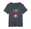 Live Love Soccer Inspiring Sports T-Shirt - Aesthetic Graphic for Adults - T-Shirt, Sweatshirt, Hoodie