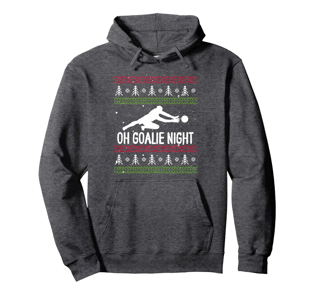 Soccer Player Day Goalkeeper Santa Hoodie - Novelty Apparel for Adults - T-Shirt, Sweatshirt, Hoodie