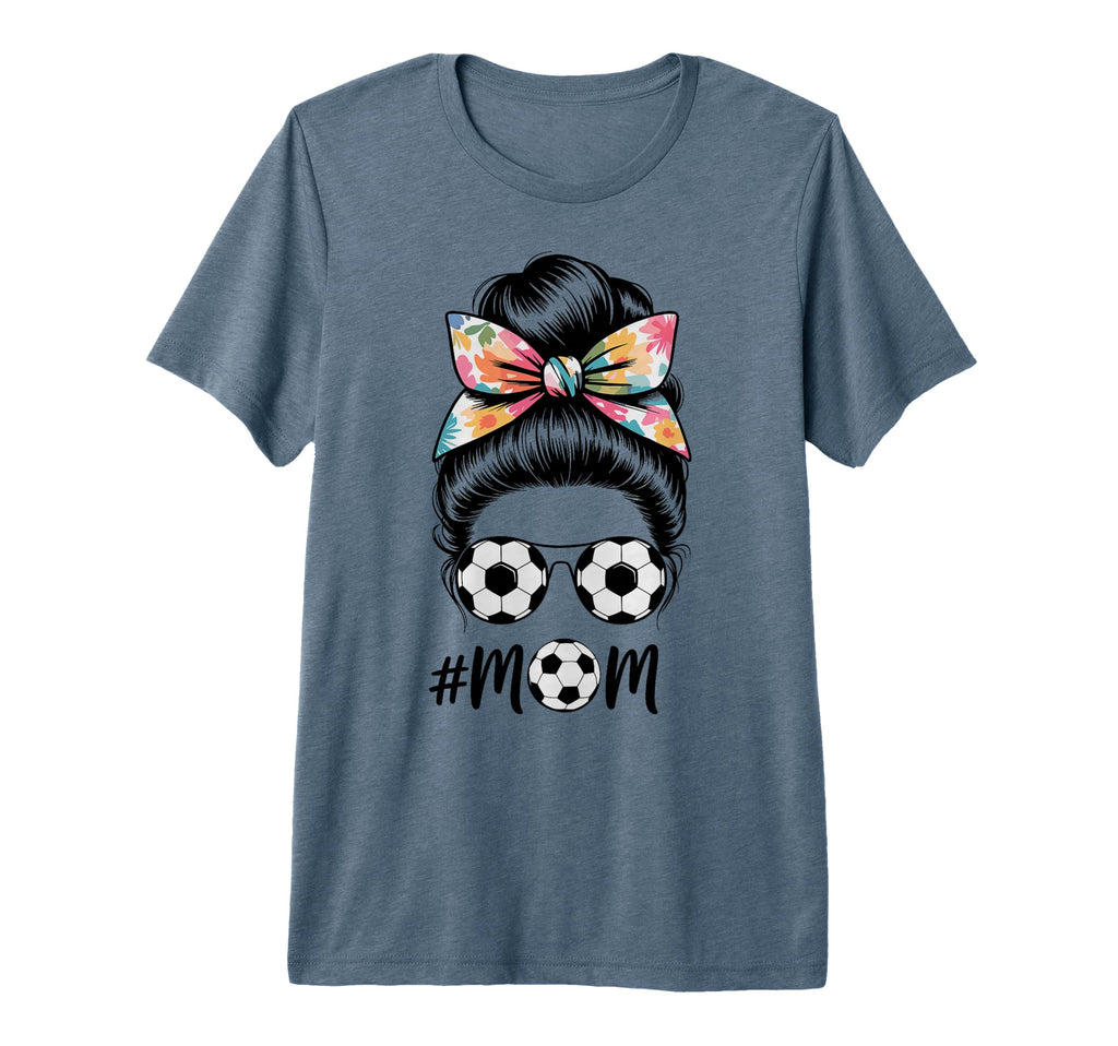 Messy Bun Bandana Soccer Mom T-Shirt - Casual Everyday Wear Men Women - T-Shirt, Sweatshirt, Hoodie
