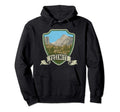 Old School Yosemite Valley National Park Hoodie - Unique Graphic Men Women - T-Shirt, Sweatshirt, Hoodie