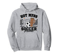 Hot Mess Always Stressed Soccer Mama Hoodie - Graphic Print Men Women - T-Shirt, Sweatshirt, Hoodie