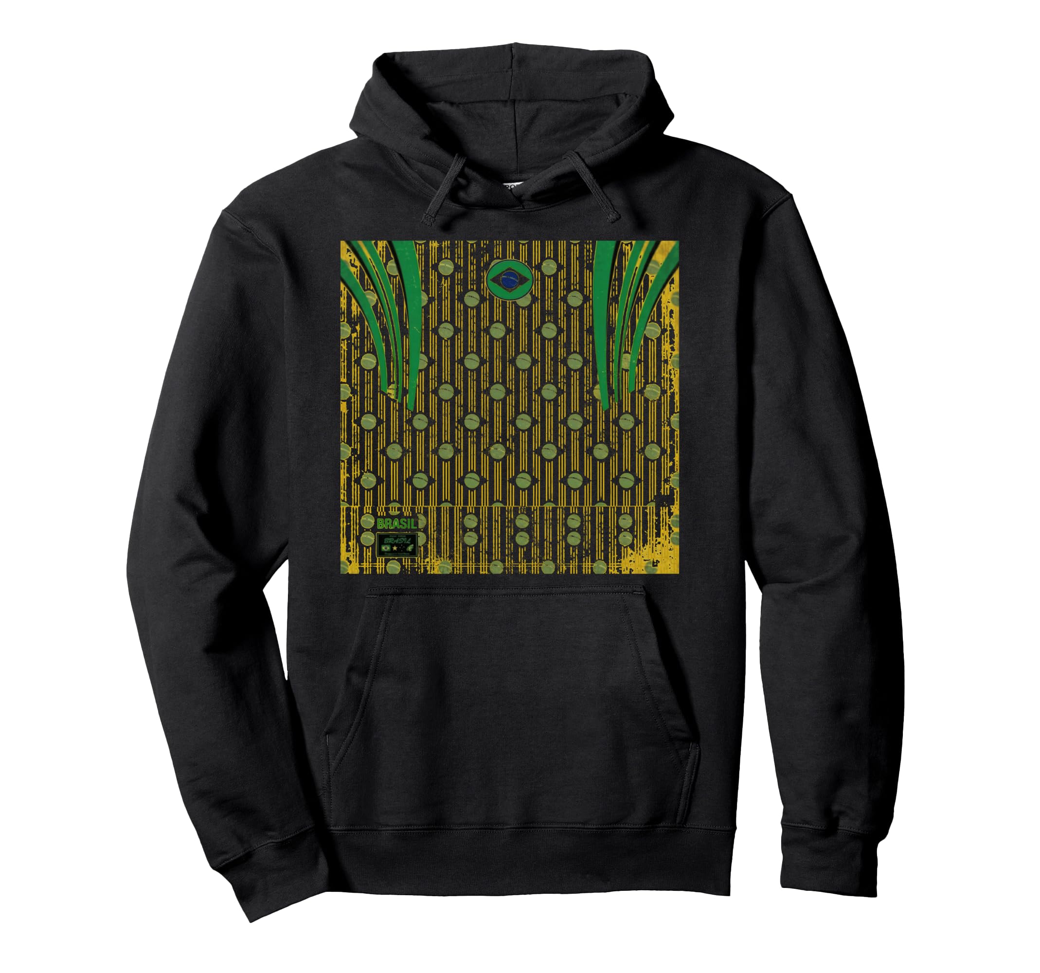 Brazil Gift Flag Brazilian Fan Samba Hoodie - Trendy Graphic for Adults - T-Shirt, Sweatshirt, Hoodie