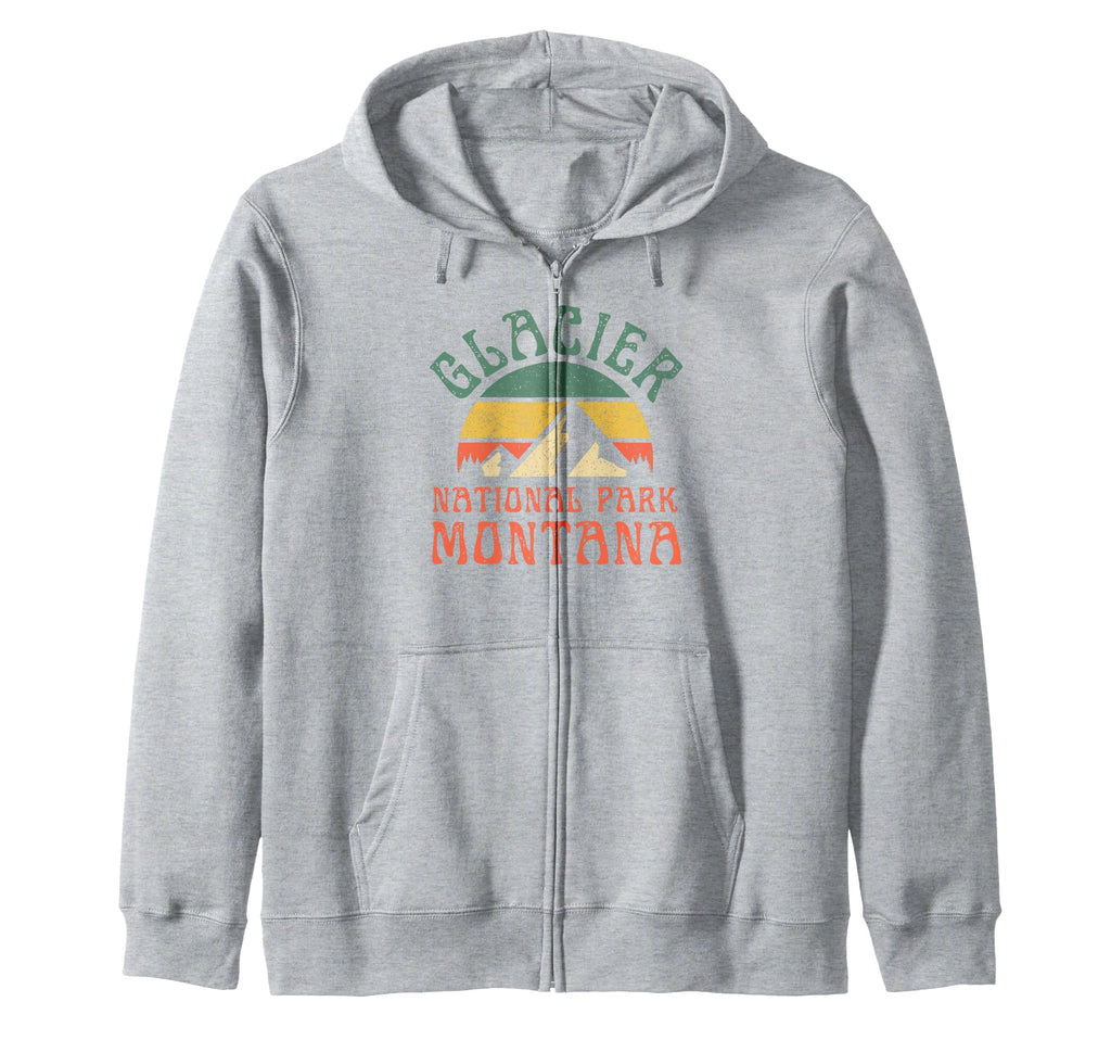 Glacier National Park Montana Usa T-Shirt - Custom Art Print for Adults - T-Shirt, Sweatshirt, Hoodie