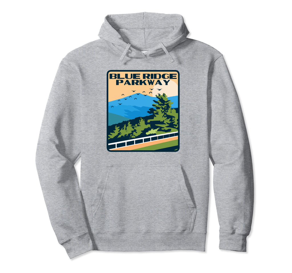 Blue Ridge Parkway Wpa National Park Hoodie - Custom Art Print Men Women - T-Shirt, Sweatshirt, Hoodie