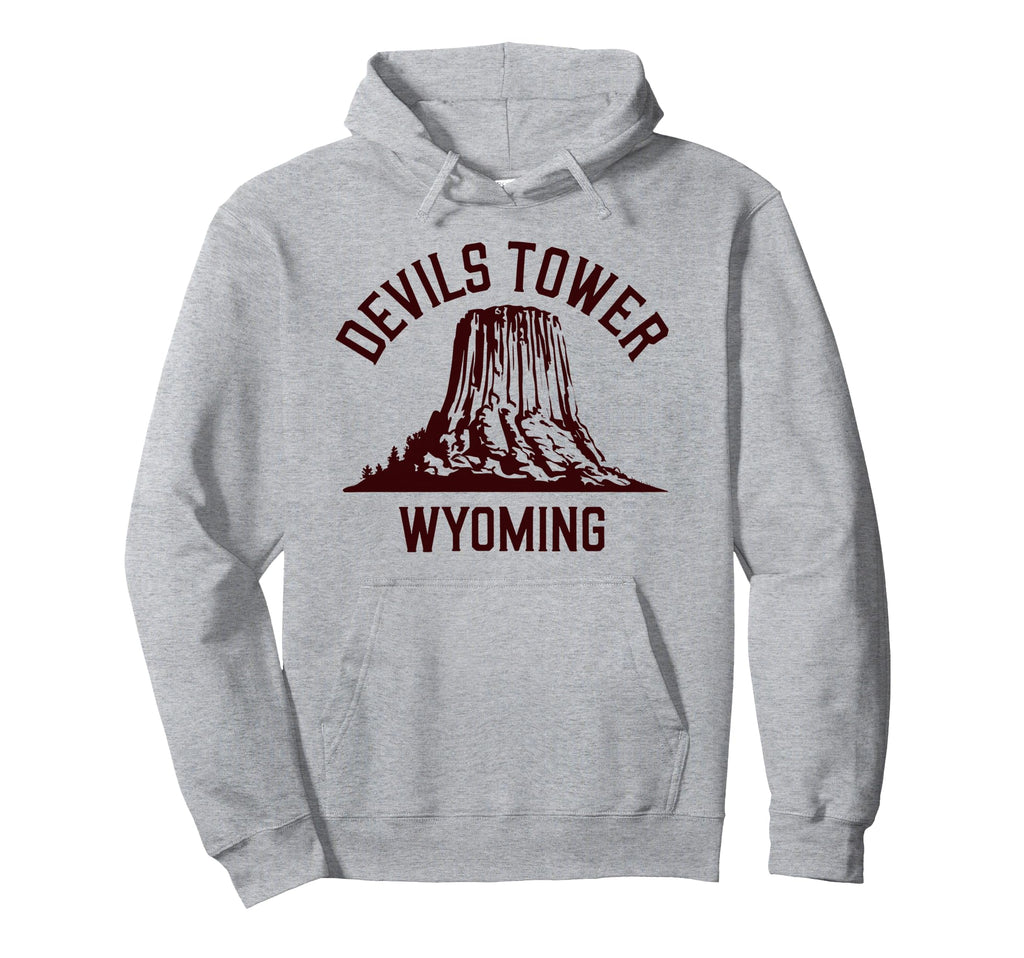 Devils Tower National Monument Hoodie - Fun Novelty Design Men Women - T-Shirt, Sweatshirt, Hoodie
