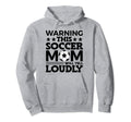 Funny Warning This Soccer Mom Will Hoodie - Fun Novelty Design for Adults - T-Shirt, Sweatshirt, Hoodie