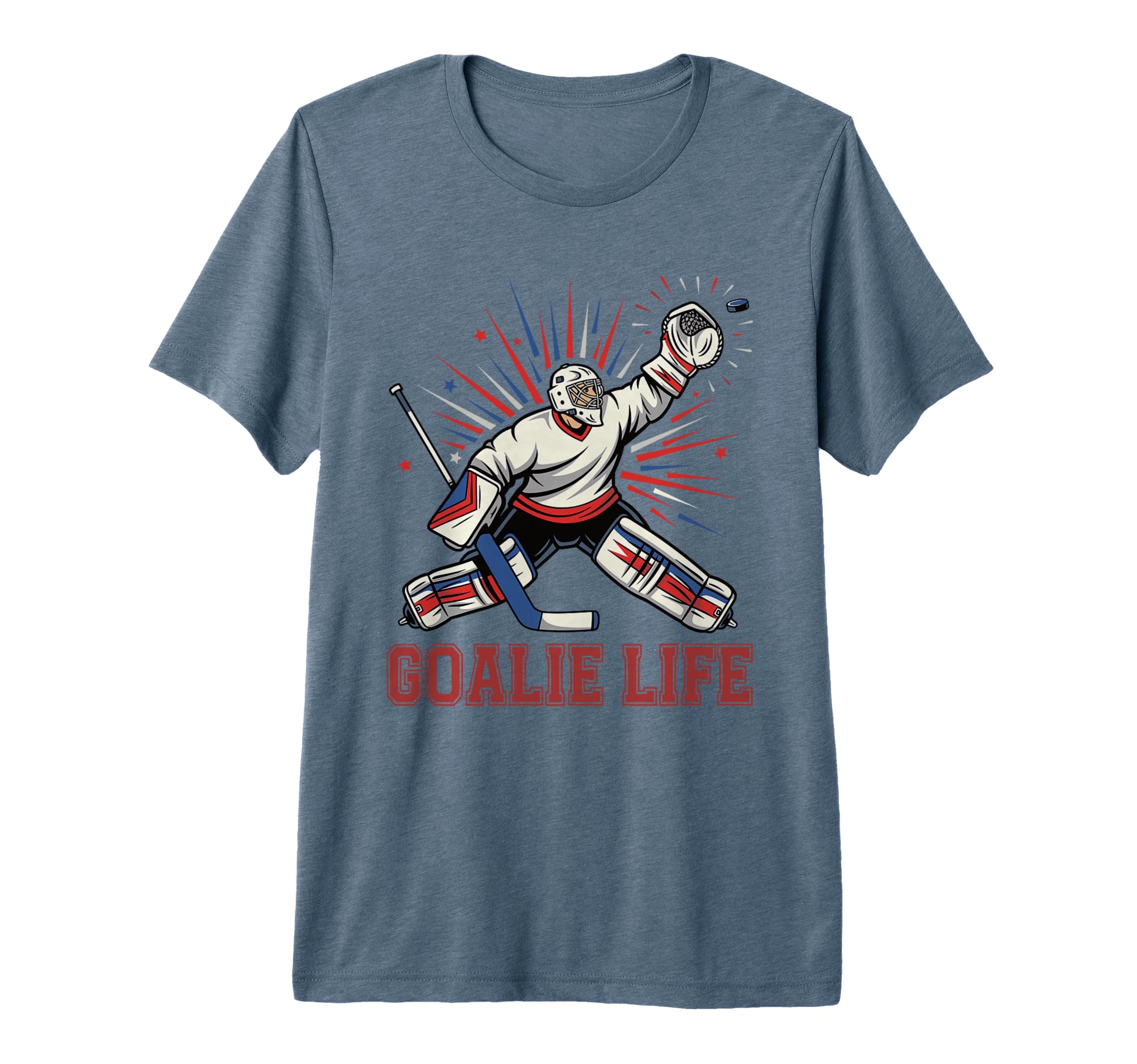 Goalie Life Ice Hockey Goalie Funny T-Shirt - Novelty Apparel for Adults - T-Shirt, Sweatshirt, Hoodie