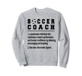 Soccer Coach Definition Soccer Sweatshirt - Streetwear Style Men Women - T-Shirt, Sweatshirt, Hoodie
