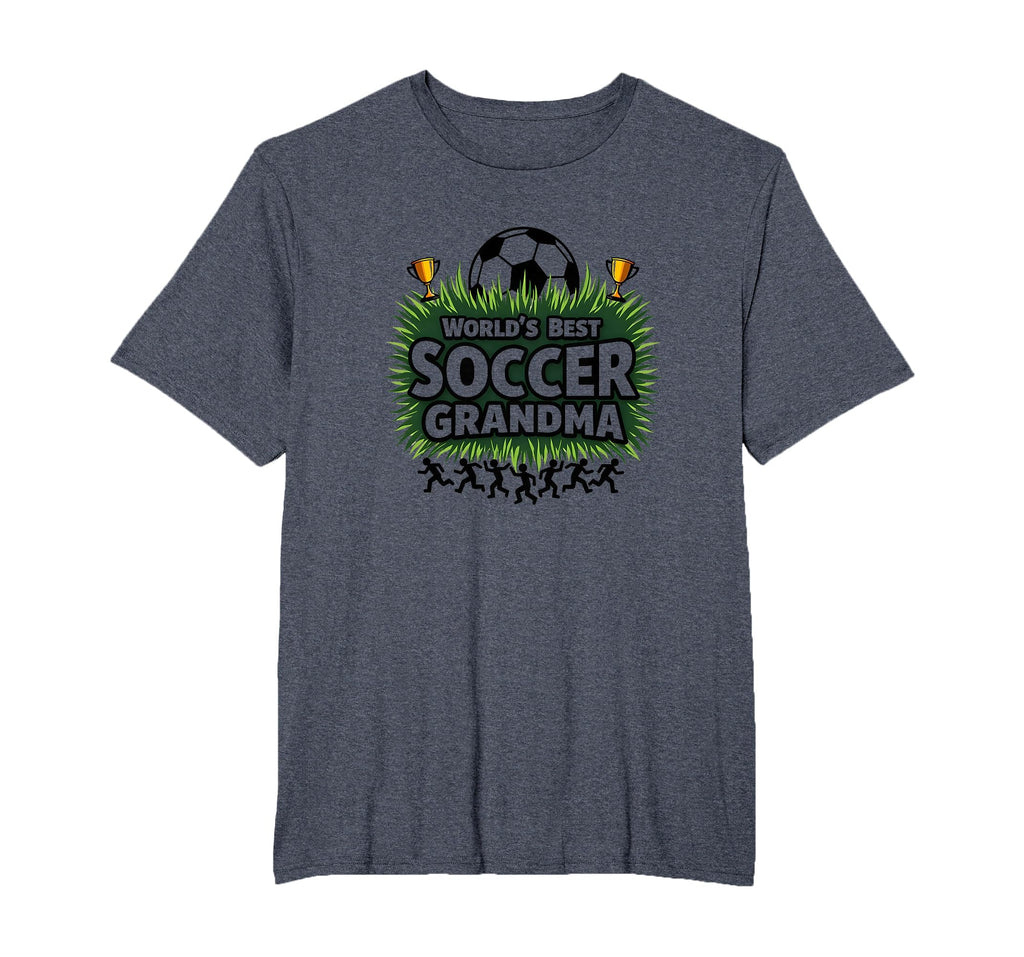 Worlds Best Soccer Grandma Champion T-Shirt - Graphic Print for Adults - T-Shirt, Sweatshirt, Hoodie