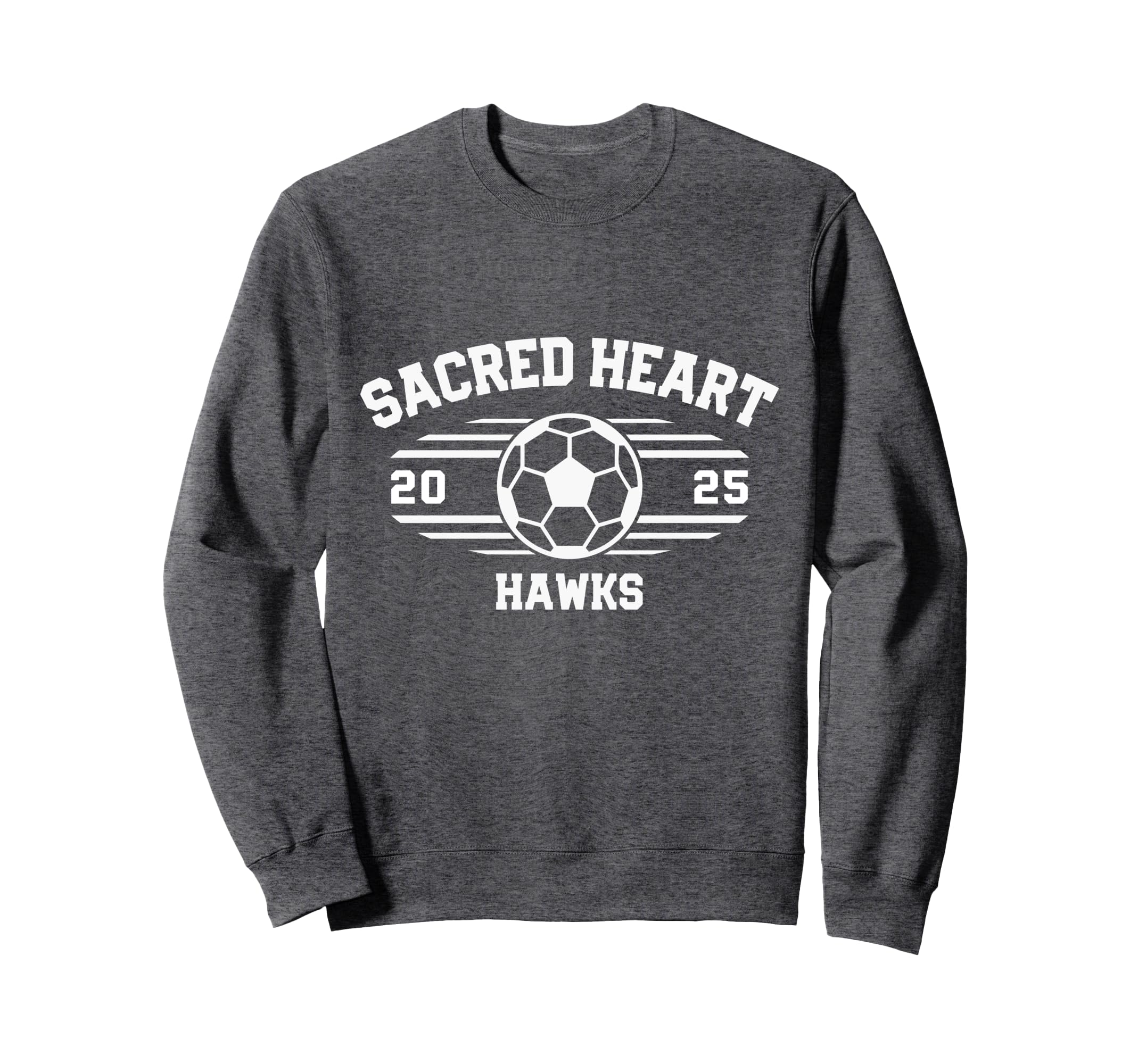Sacred Heart Hawks Soccer Ball 2025 Sweatshirt - Custom Art Print Unisex - T-Shirt, Sweatshirt, Hoodie
