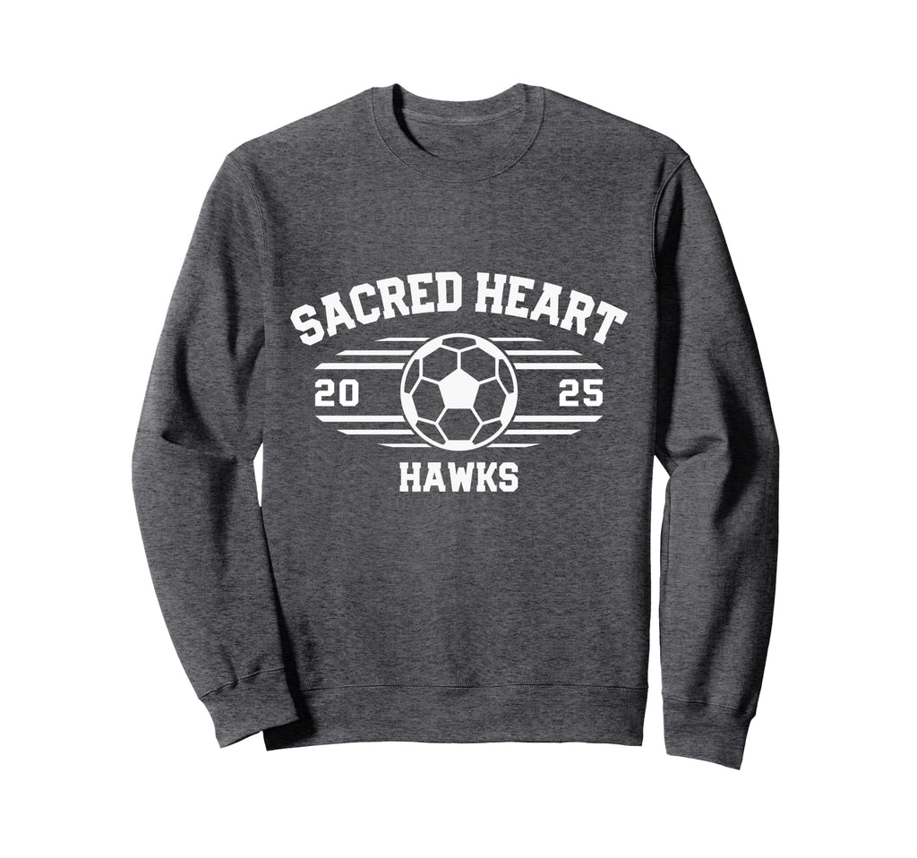 Sacred Heart Hawks Soccer Ball 2025 Sweatshirt - Streetwear Style Men Women - T-Shirt, Sweatshirt, Hoodie