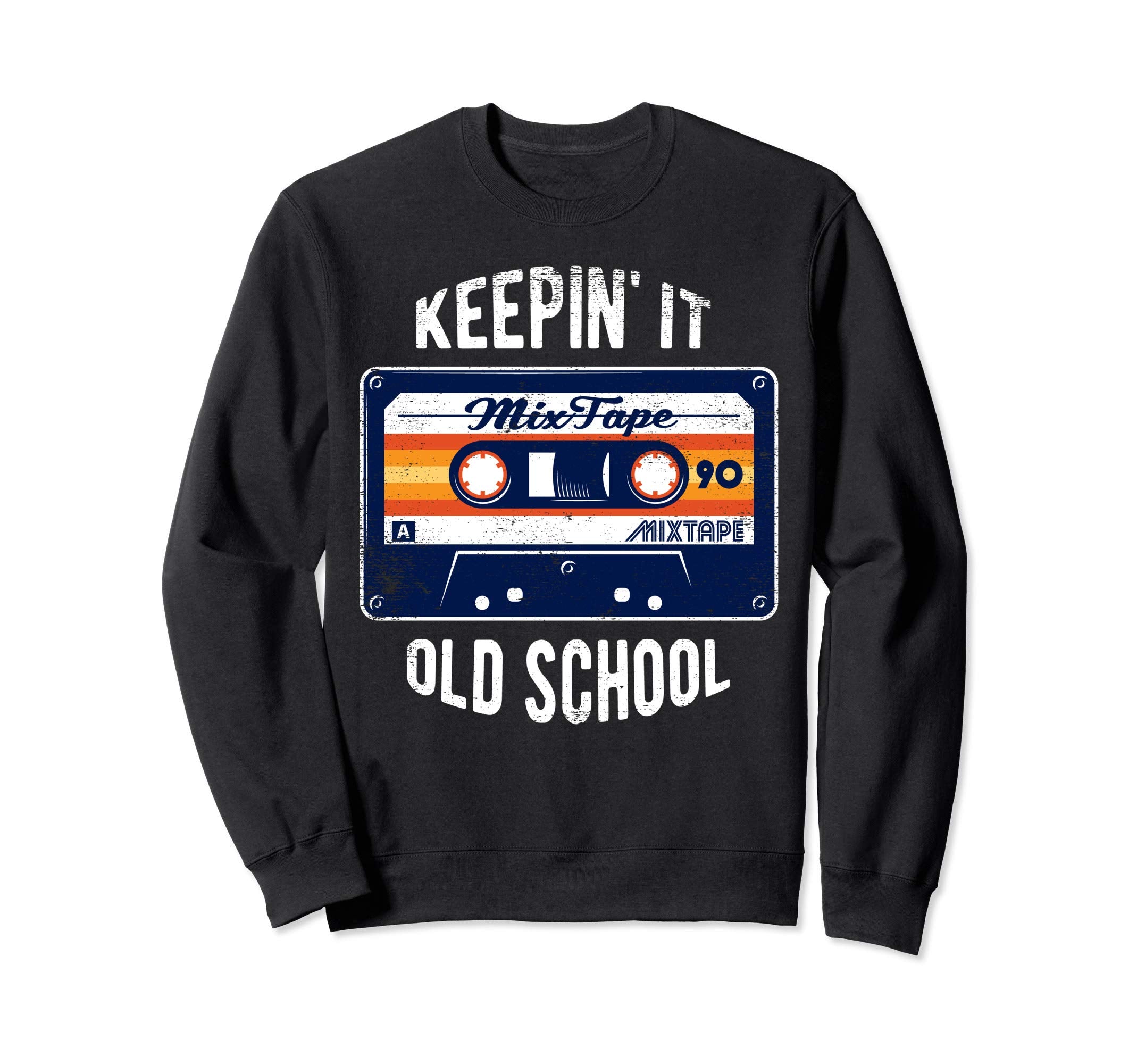 Old School Hip Hop 80S 90S Mixtape Sweatshirt - Trendy Graphic for Adults - T-Shirt, Sweatshirt, Hoodie