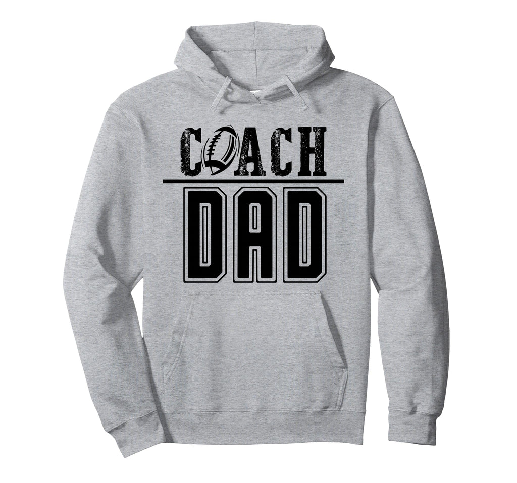 Coach Dad Football Season Funny Fathers Hoodie - Trendy Graphic Men Women - T-Shirt, Sweatshirt, Hoodie
