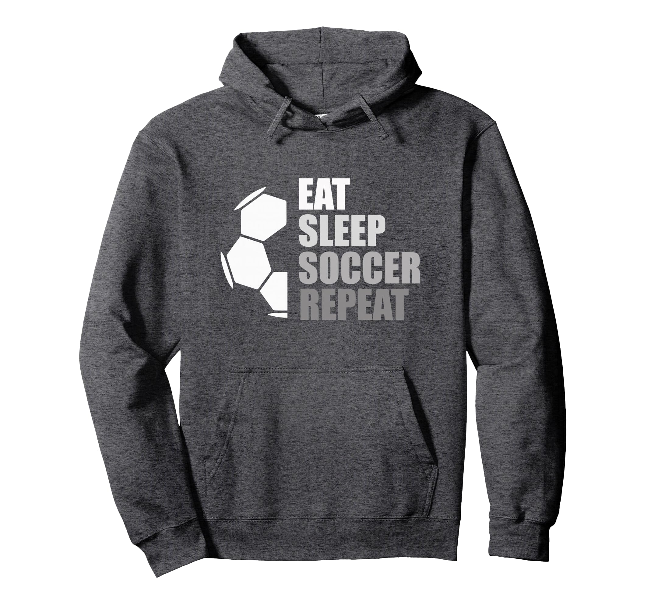 Eat Sleep Soccer Repeat Funny Soccer Hoodie - Custom Art Print Men Women - T-Shirt, Sweatshirt, Hoodie