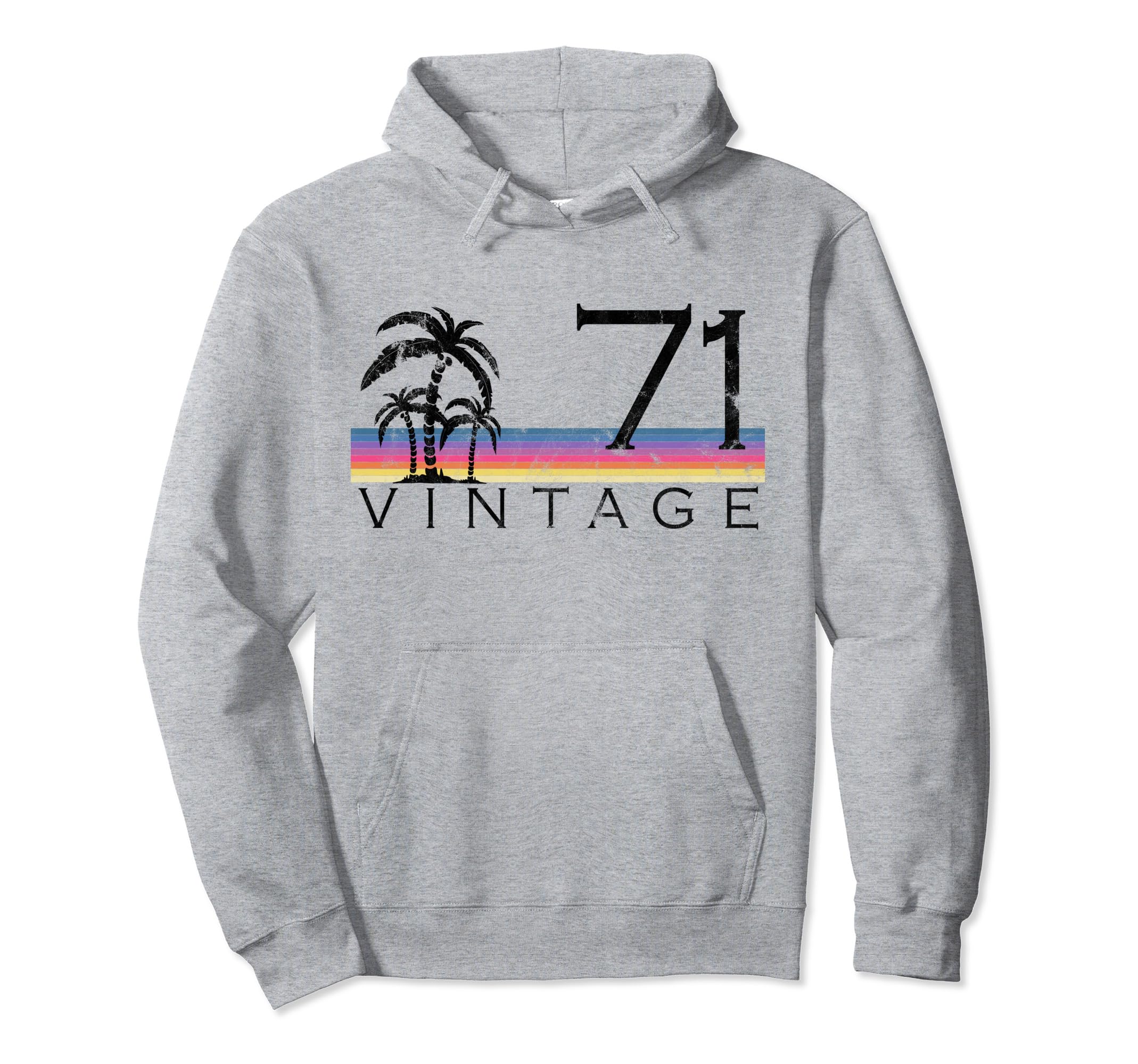 Surfing 1971 Pacific Ocean Surf 50Th Hoodie - Aesthetic Graphic for Adults - T-Shirt, Sweatshirt, Hoodie