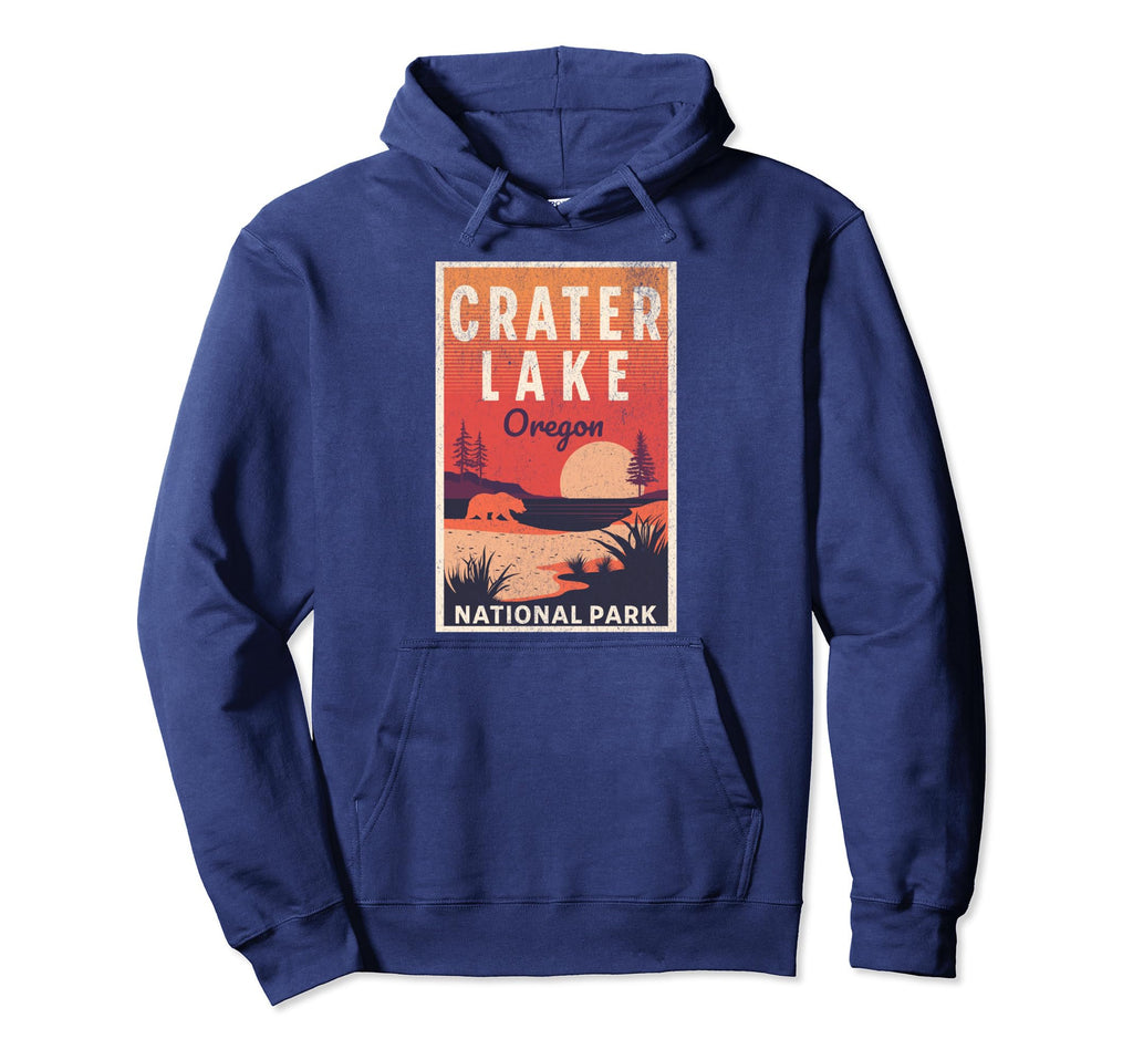 Crater Lake National Park Oregon Usa Hoodie - Novelty Apparel Unisex - T-Shirt, Sweatshirt, Hoodie