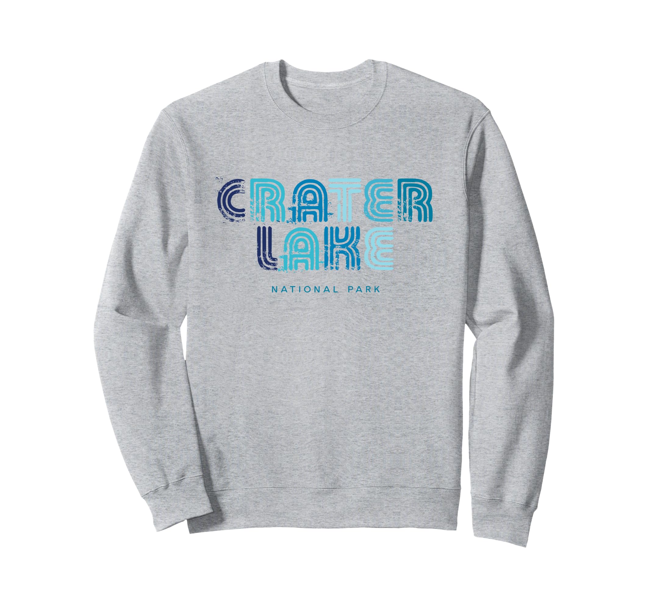 Crater Lake National Park 70S 80S Sweatshirt - Minimalist Print for Adults - T-Shirt, Sweatshirt, Hoodie