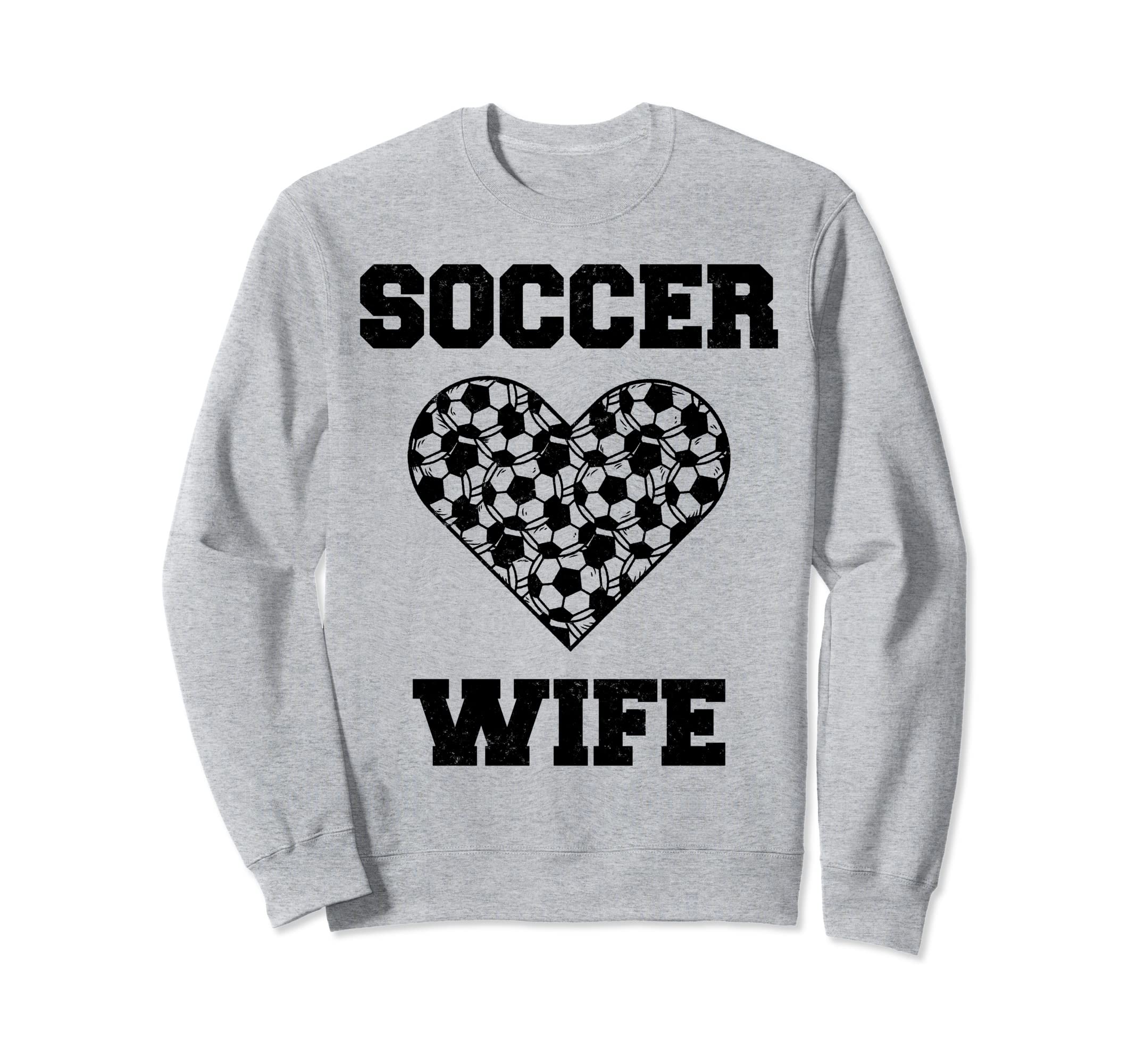 Soccer Wife Family Matching Sport Sweatshirt - Aesthetic Graphic Men Women - T-Shirt, Sweatshirt, Hoodie