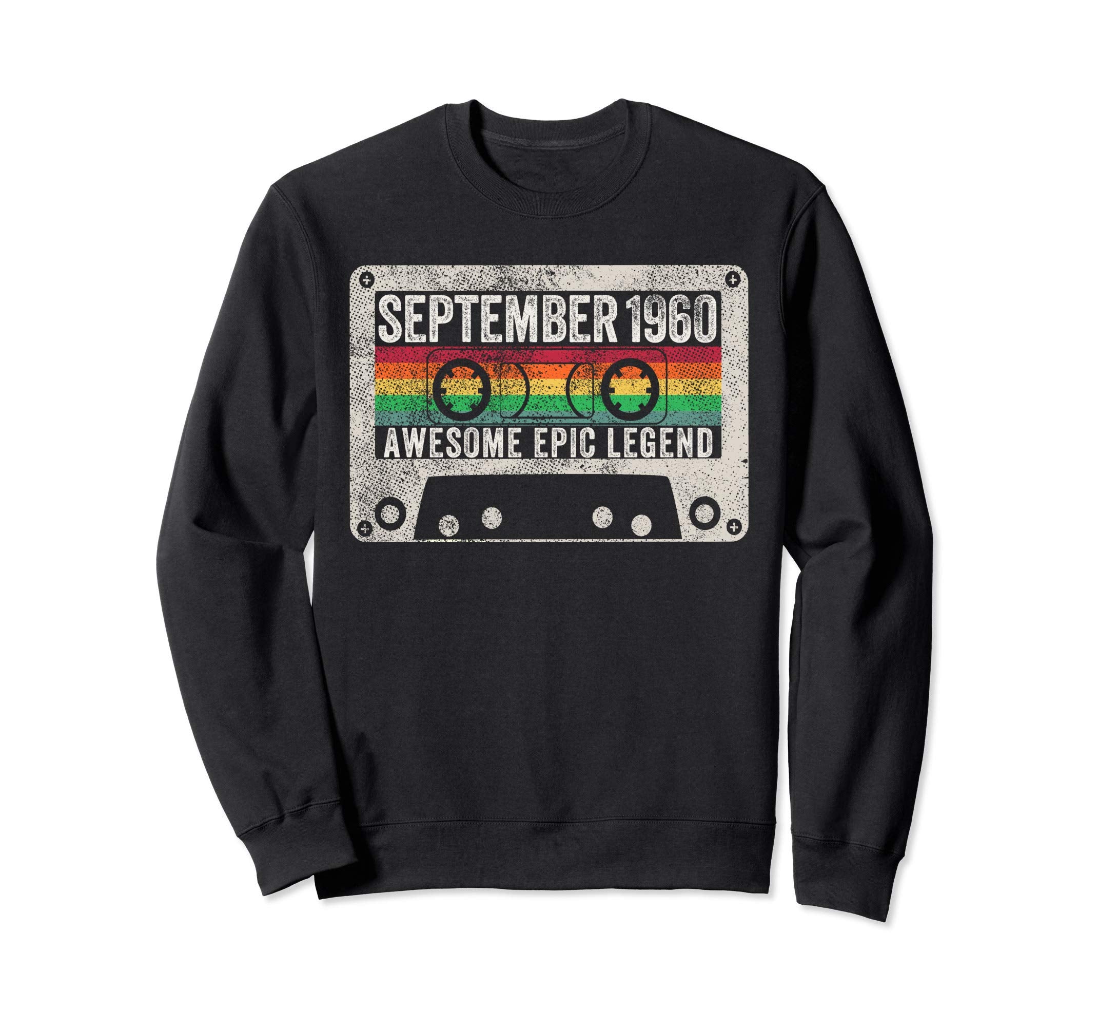 60Th Birthday Gift 1960 September Sweatshirt - Novelty Apparel for Adults - T-Shirt, Sweatshirt, Hoodie