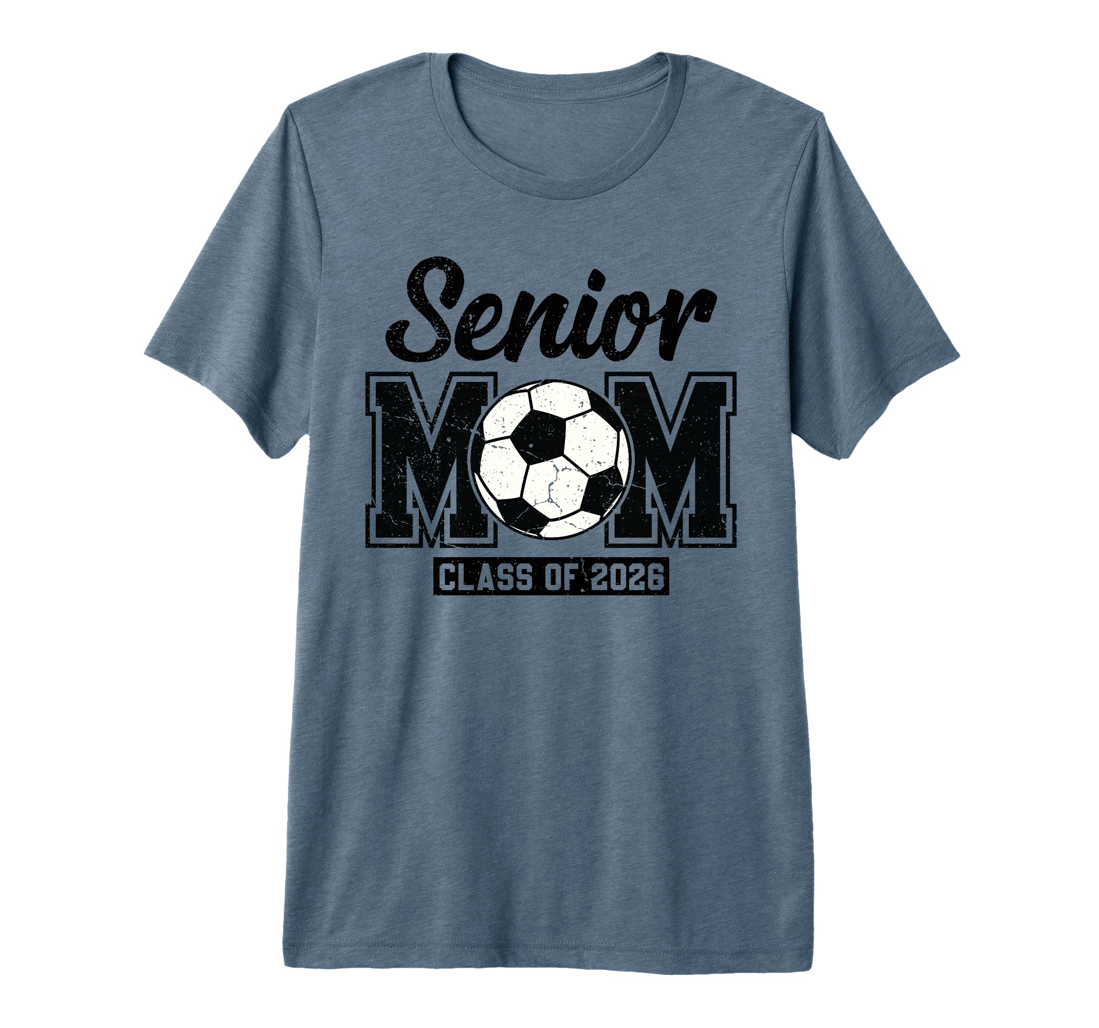Senior Mom Class 2026 Proud Soccer T-Shirt - Aesthetic Graphic for Adults - T-Shirt, Sweatshirt, Hoodie