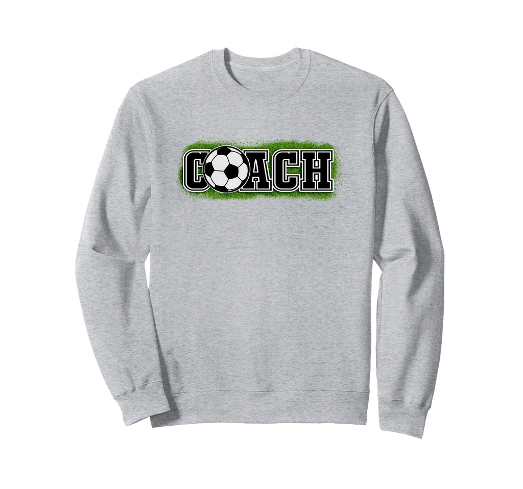 That Says Word Coach Soccer Ball Sweatshirt - Minimalist Print for Adults - T-Shirt, Sweatshirt, Hoodie