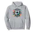 Soccer Papa Family Matching Dad Hoodie - Custom Art Print Men Women - T-Shirt, Sweatshirt, Hoodie