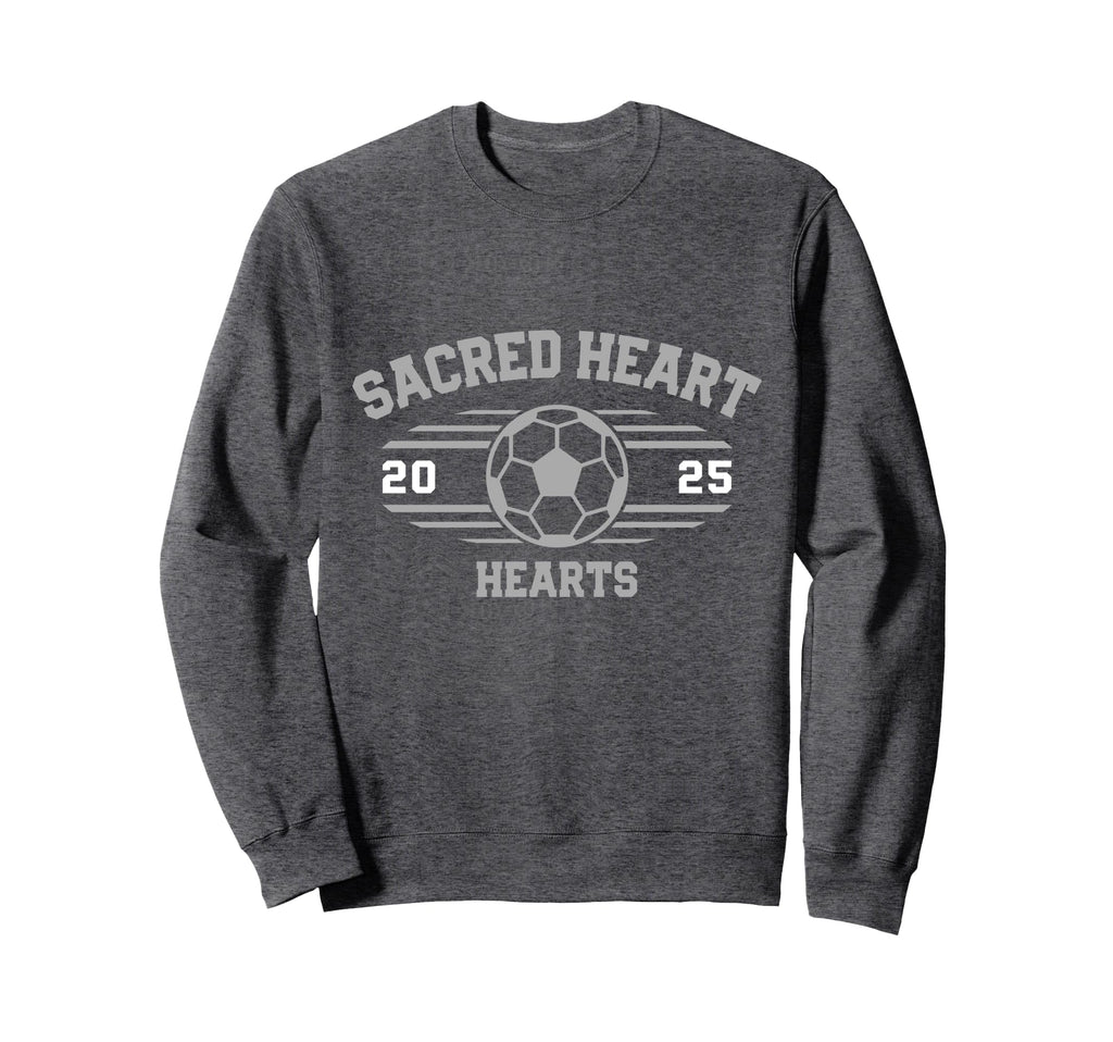 Sacred Heart Hearts Soccer Ball Sweatshirt - Custom Art Print Men Women - T-Shirt, Sweatshirt, Hoodie