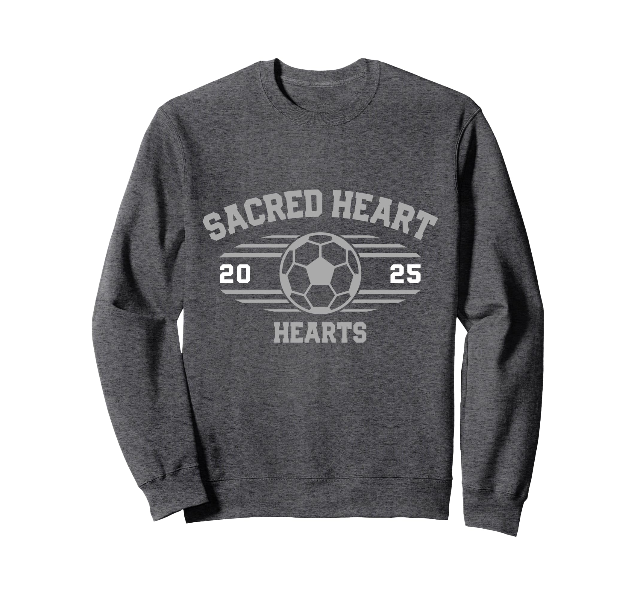 Sacred Heart Hearts Soccer Ball Sweatshirt - Custom Art Print Men Women - T-Shirt, Sweatshirt, Hoodie