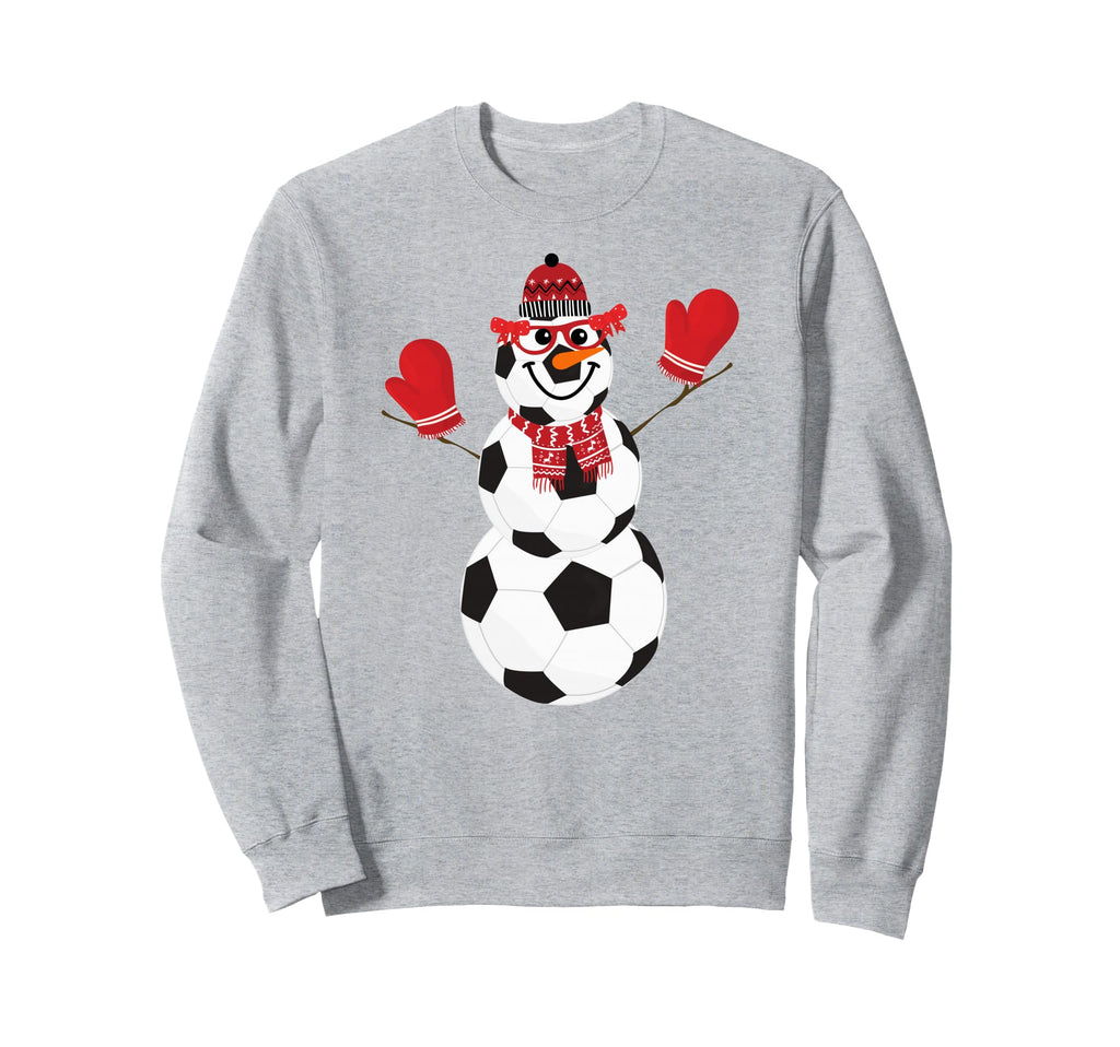 Soccer Balls Snowman Winter Sports Sweatshirt - Novelty Apparel Men Women - T-Shirt, Sweatshirt, Hoodie