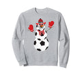 Soccer Balls Snowman Winter Sports Sweatshirt - Novelty Apparel Men Women - T-Shirt, Sweatshirt, Hoodie
