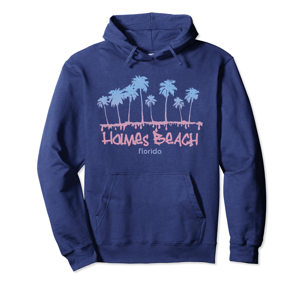 Holmes Beach Florida Beach Surf Vibes Hoodie - Novelty Apparel Unisex - T-Shirt, Sweatshirt, Hoodie