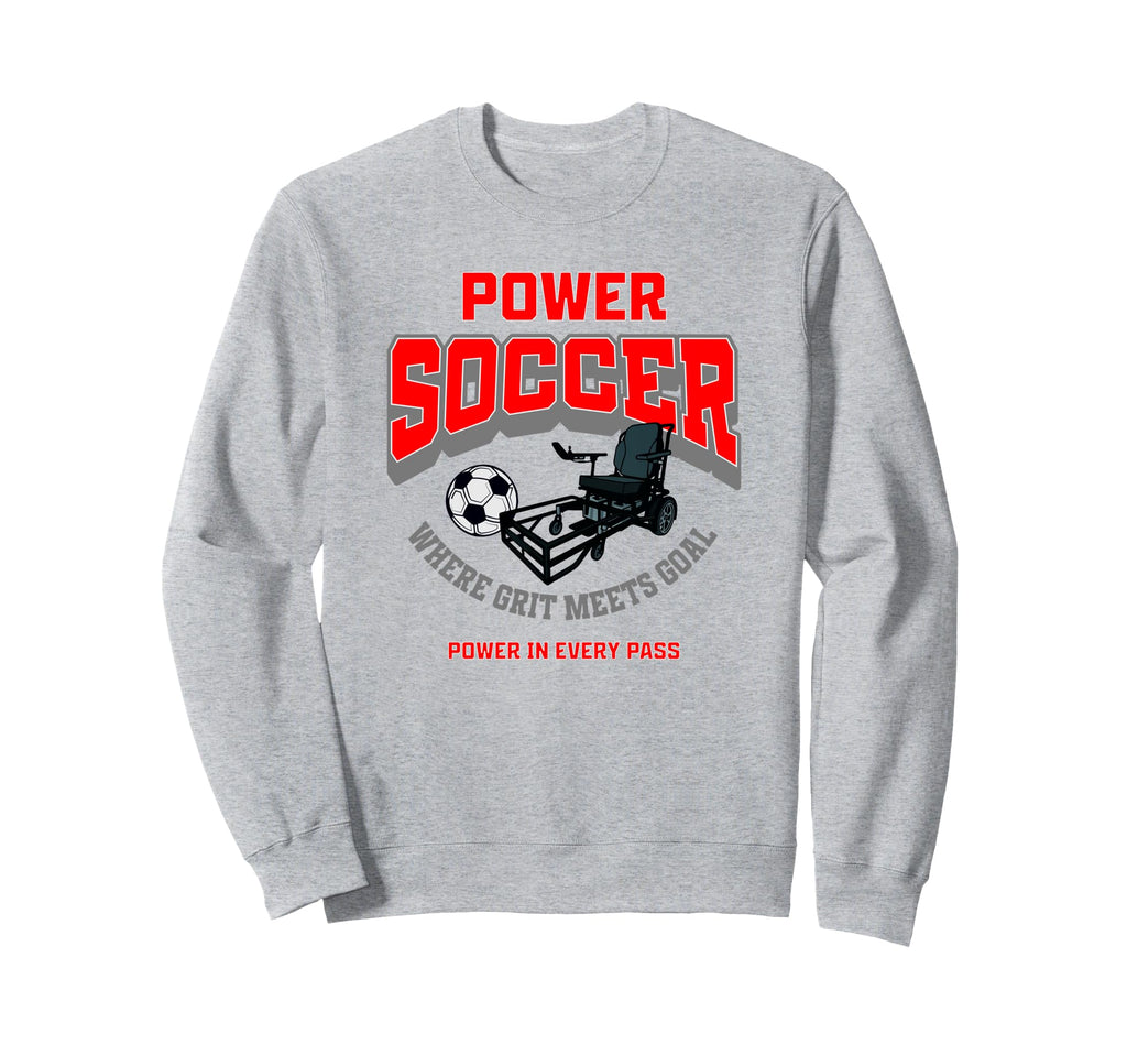 Power Soccer Football Team Sweatshirt - Custom Art Print for Adults - T-Shirt, Sweatshirt, Hoodie
