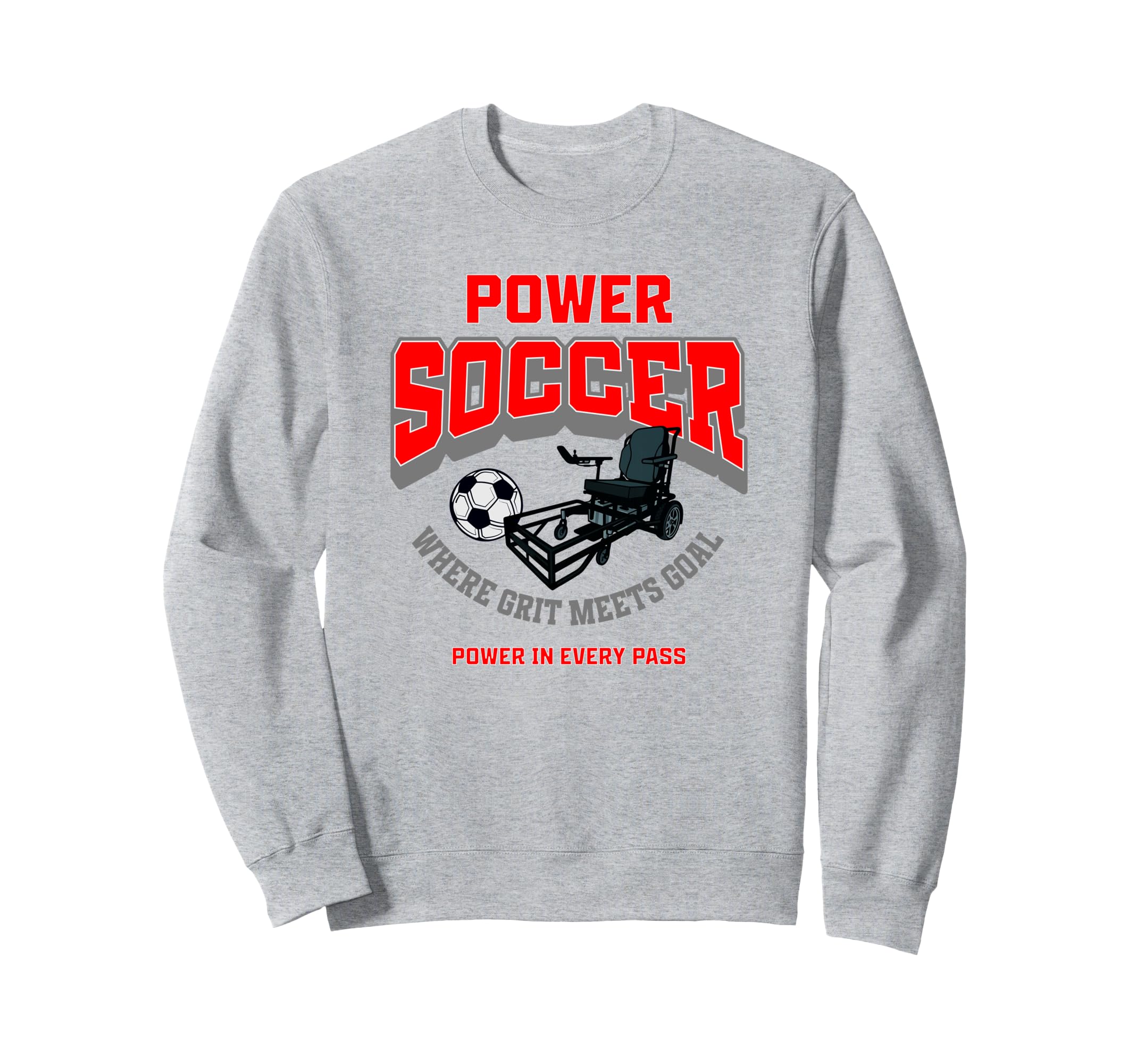 Power Soccer Football Team Sweatshirt - Custom Art Print for Adults - T-Shirt, Sweatshirt, Hoodie