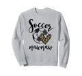 Soccer Mawmaw Leopard Funny Soccer Sweatshirt - Graphic Print Unisex - T-Shirt, Sweatshirt, Hoodie