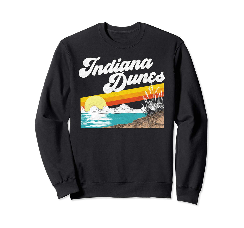 Indiana Dunes National Park 80S Sweatshirt - Graphic Print for Adults - T-Shirt, Sweatshirt, Hoodie