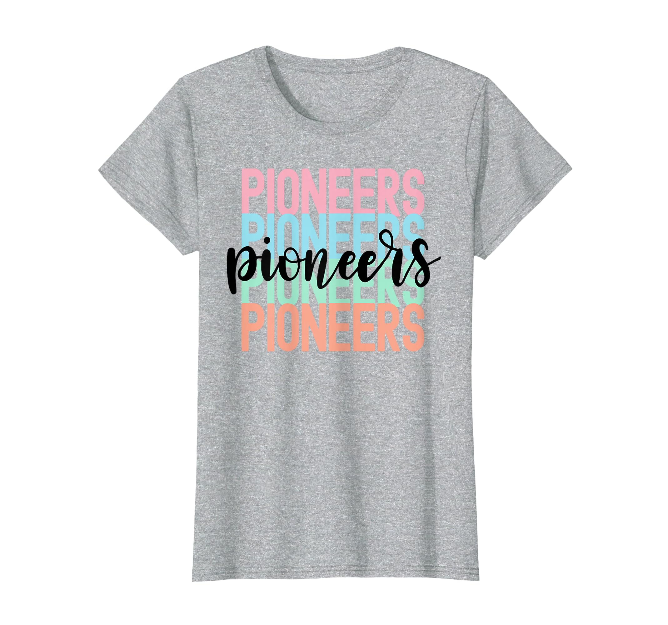 Pioneers Team Mascot School Spirit T-Shirt - Custom Art Print for Adults - T-Shirt, Sweatshirt, Hoodie