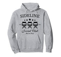 Sideline Social Club Loud And Proud Soccer Hoodie - Trendy Graphic Unisex - T-Shirt, Sweatshirt, Hoodie