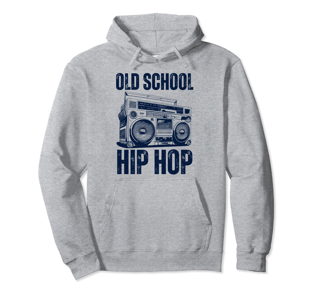 Old School Hip Hop 80S 90S Boombox Hoodie - Fun Novelty Design for Adults - T-Shirt, Sweatshirt, Hoodie