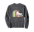 Roller Skate Skating 70S Gift Sweatshirt - Fun Novelty Design Men Women - T-Shirt, Sweatshirt, Hoodie