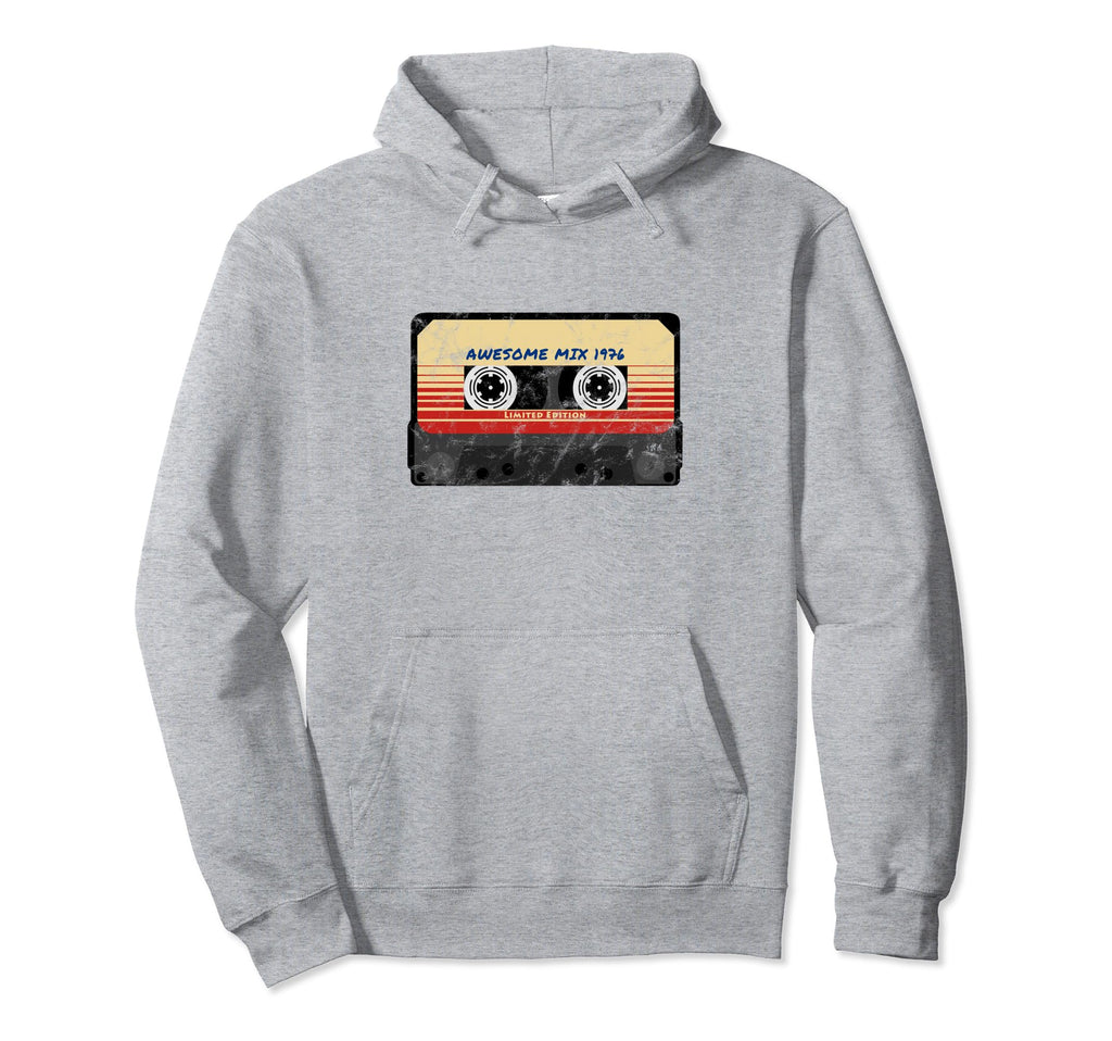 Best 1976 Mixtape Music Year Birth Hoodie - Custom Art Print Men Women - T-Shirt, Sweatshirt, Hoodie