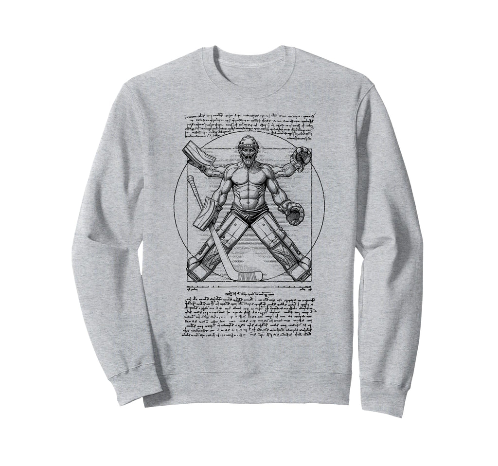 Ice Hockey Goalie Goalkeeper Sweatshirt - Trendy Graphic for Adults - T-Shirt, Sweatshirt, Hoodie