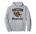 Soccer Mamaw Leopard Heart Funny Hoodie - Trendy Graphic for Adults - T-Shirt, Sweatshirt, Hoodie