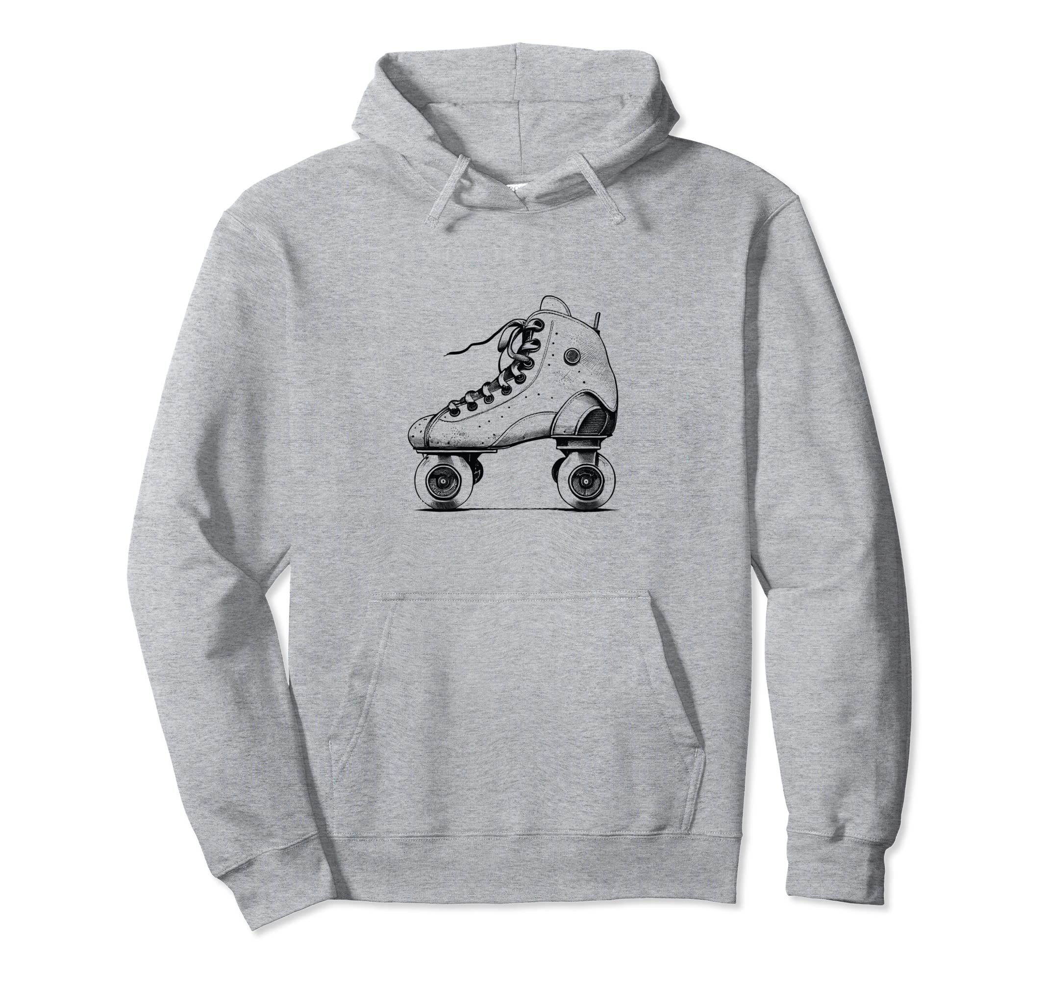 Rollerskates 80S Roller Skates Disco Hoodie - Custom Art Print Men Women - T-Shirt, Sweatshirt, Hoodie